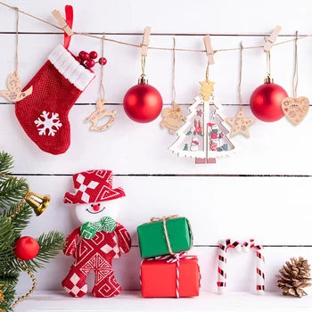 

54pcs Christmas DIY Creative Hanging Props for Christmas Tree