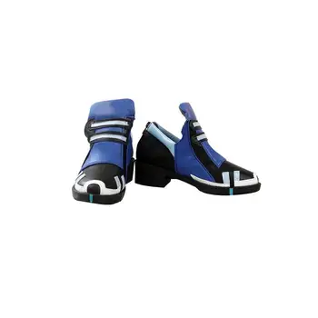 

Game Arknights Costume Blue Poison Cosplay Shoes Leather Boots Adult Women Halloween Carnival Party Outfit Props Accessories