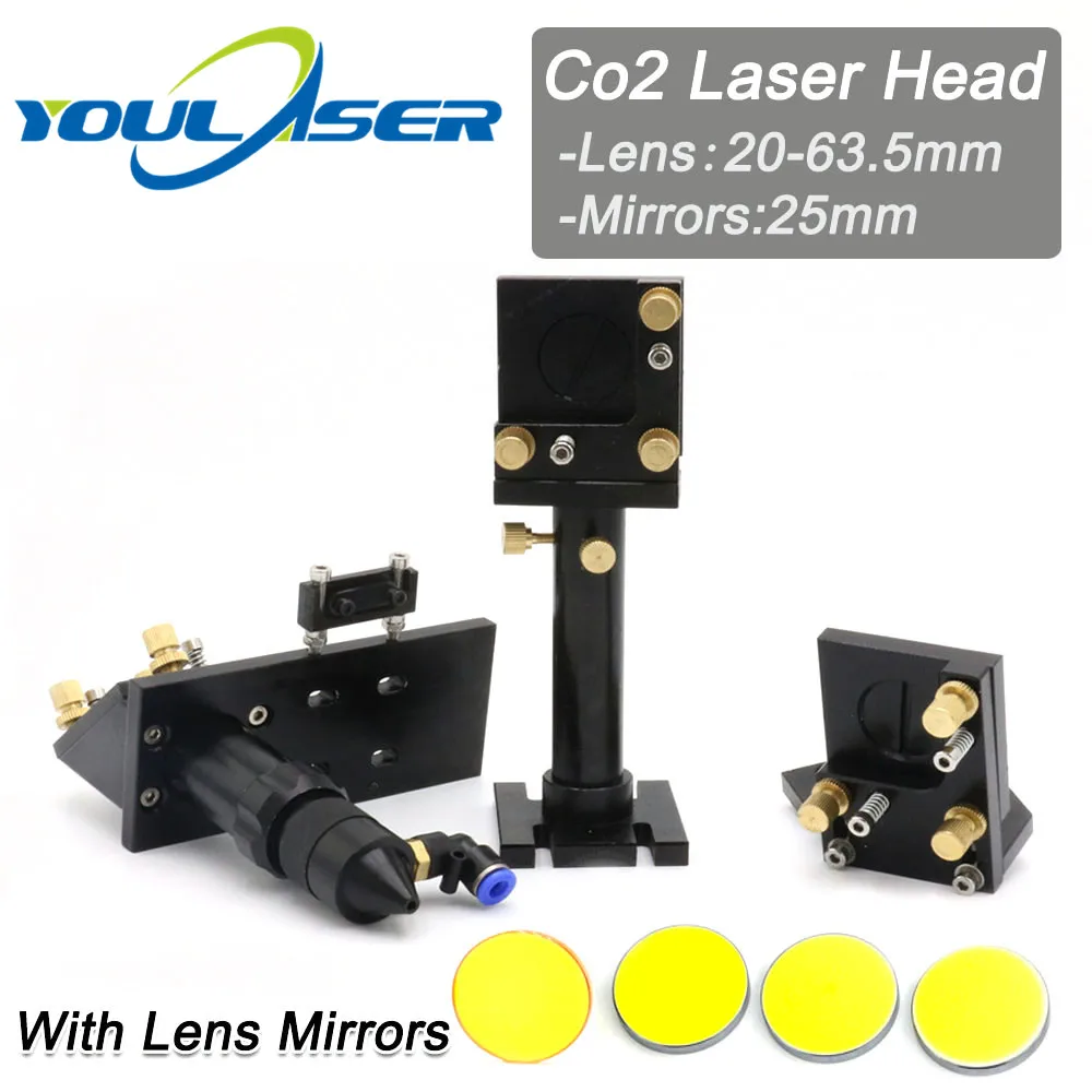 СО2 лазерная режущая головка набор кремния отражающее зеркало 25 мм США Фокус