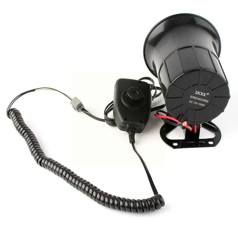 Car Warning Alarm Fire Siren Horn PA Speaker MIC Megaphone Quality 6 Styling 100W Sound System High Loud D2V3 | Автомобили и