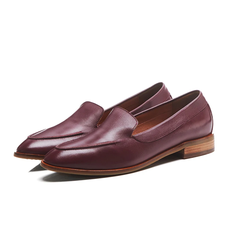Chaussures femme/Брендовая обувь; женские лоферы из натуральной кожи; Мягкие Удобные оксфорды; женская повседневная обувь; zapatos mujer