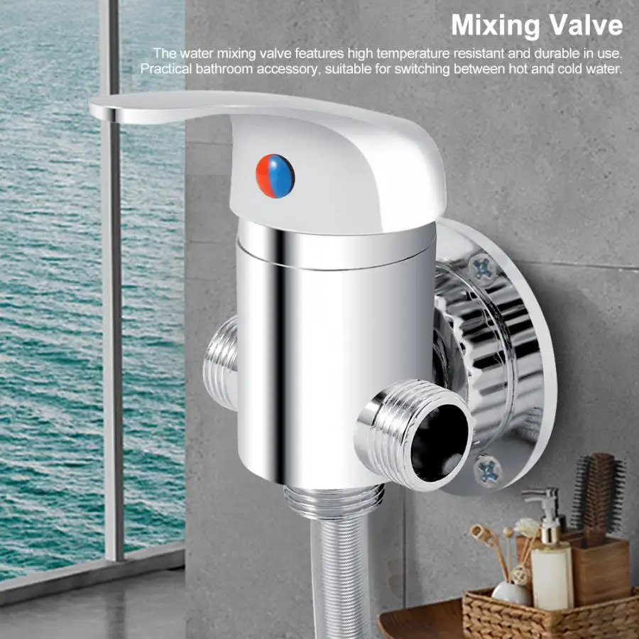 G1/2in цинковый сплав смесительный клапан горячей холодной воды для солнечного водонагревателя использовать душ смесительные клапаны аксессуары для ванной комнаты