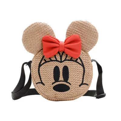 Disney сумка принцессы Микки Маус Детская сумка-мессенджер для девочек модная сумка на плечо Минни мальчик Сумочка детская портмоне - Цвет: 1