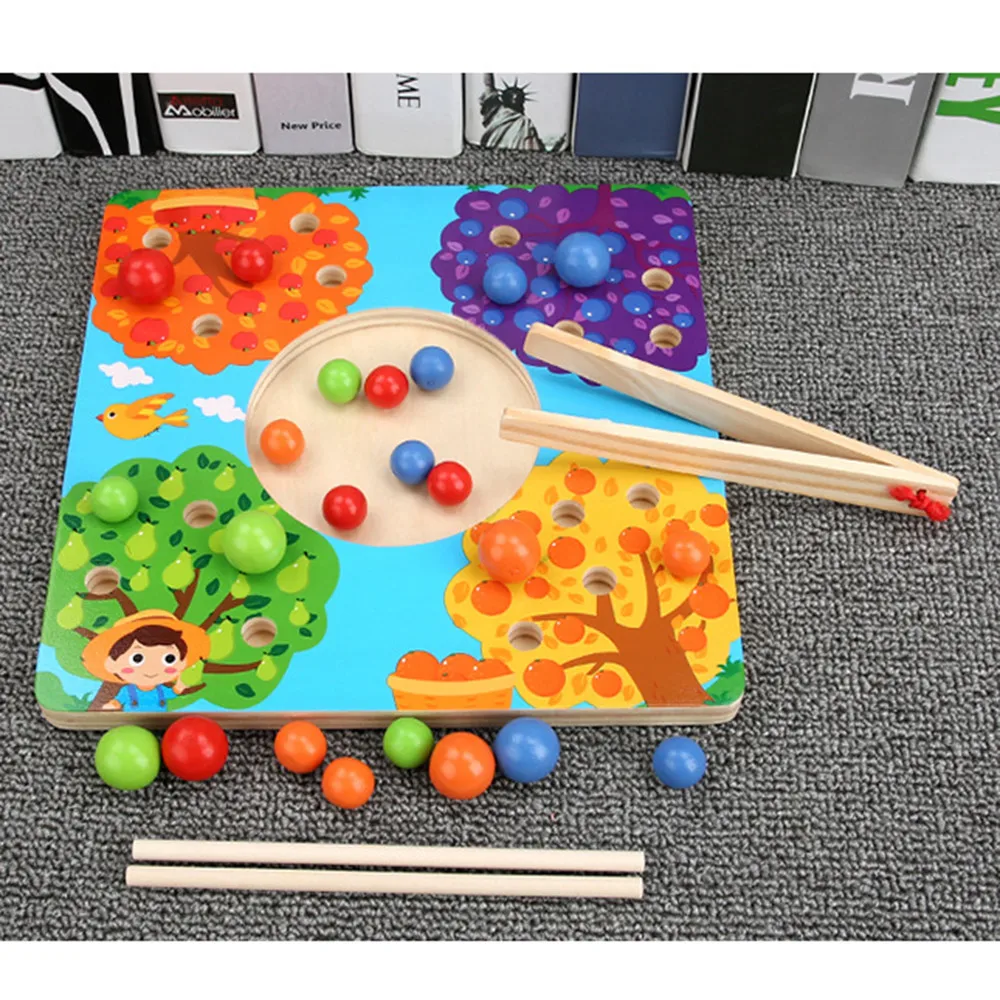 Малыша сортировка, совпадение игры Цвет сортировки ребенка дошкольного Обучающие Развивающие игрушки для детей, игрушки Монтессори Juguetes