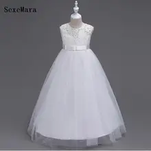 Платье для маленьких девочек; Летние Платья с цветочным рисунком для девочек; платье для первого дня рождения; платье для свадебной вечеринки; детская одежда для малышей от 3 до 14 лет