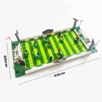 

Dropshipping Model building kits compatible with 10272 football Football Field199 3D blocks Educational model building toys