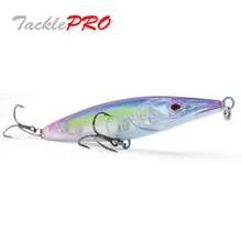 TacklePRO PE22 topwater StickBait воблеры приманка 110 мм 16 г длинный Литой карандаш плавающая жесткая рыболовная приманка крючки mustad