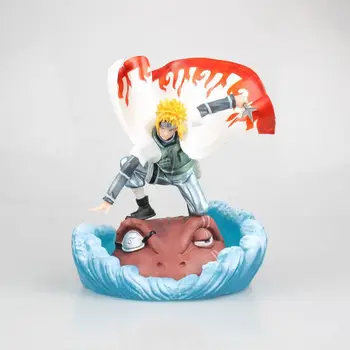 

20cm Naruto Namikaze Minato Gama Bunta Anime Action Figure PVC New Collection figures toys Collection for friend gift