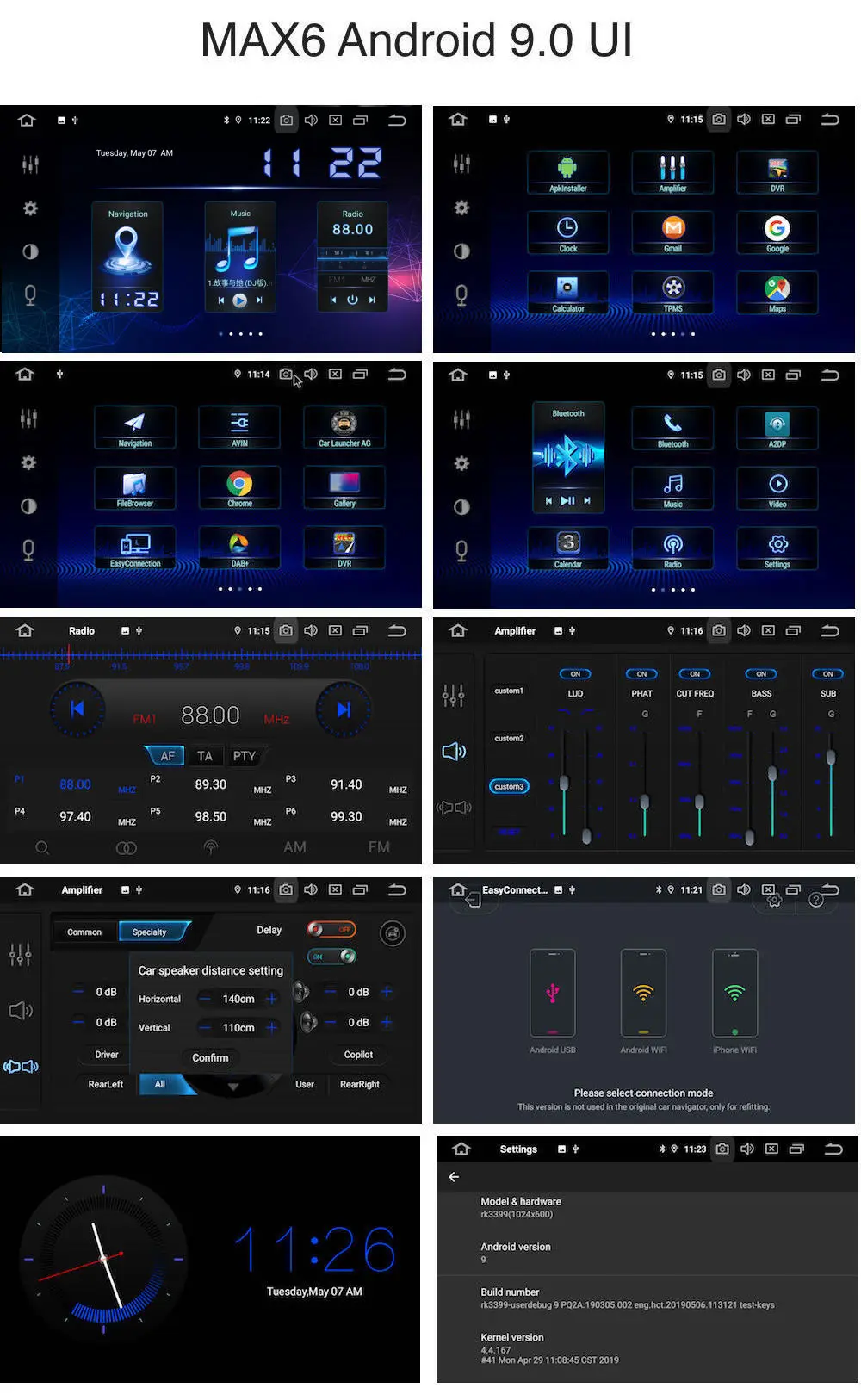 Android 9,0 автомобильный радиоприемник 1 Din gps Navi для Toyota RAV4 PX6 DSP ips HDMI 4 Гб+ 64 Гб 8-ядерный RDS Wi-Fi Bluetooth AUX USB карта