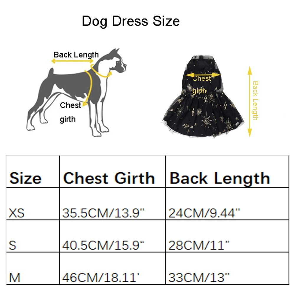 dog dress size