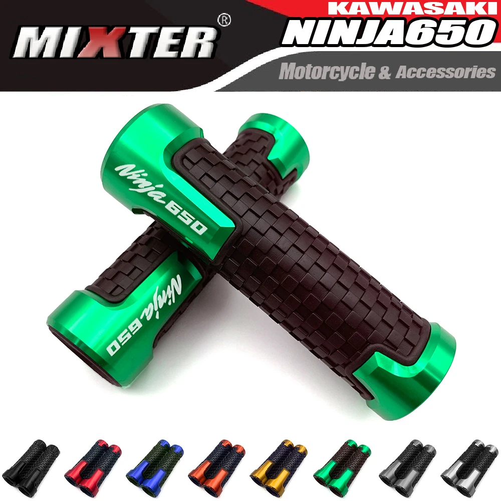 Motorcycle CNC Accessories 22mm Hand Grips Rubber Gel Handle Grip