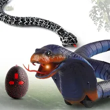 Naja Cobraes RC змея дистанционное управление яйцо инфракрасный беспроводной змеи забавная страшная Имитация животных Коллекция игрушки для детей