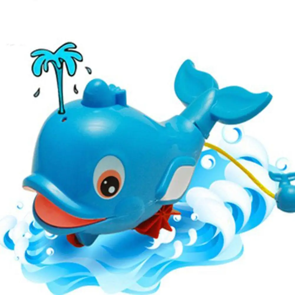 Children Kids Bath Shower Clockwork Squirt Dolphin Bathtub Swimming Water Toy | Игрушки и хобби