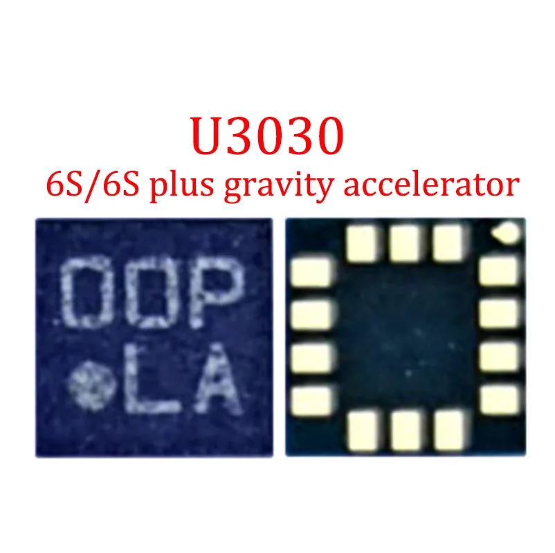 10Pcs/lot U3030 Gravity Accelerator IC-Chip for iPhone 6S/ 6S plus Repair Replacement Mobile Phone Fix Parts Circuitboard IC