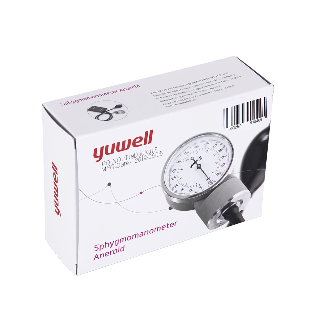 Измеритель Артериального Давления Yuwell Seiko, головка из цинкового сплава, традиционные часы Maual, сфигмоманометр, ручной анероидный Монитор артериального давления