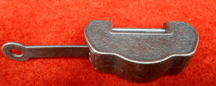 

Old copper door lock of Chinese ancient art and craft