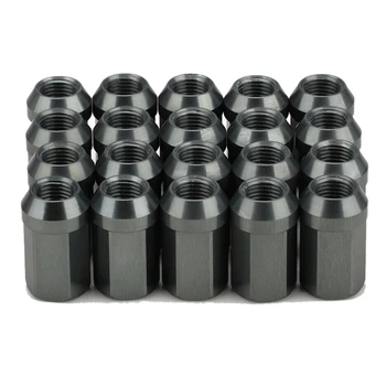 

M12X1.5 Wheel Lug Nuts Aluminum Wheel Bolts 32.4X17mm 7075-T6 Titanium 20PCS