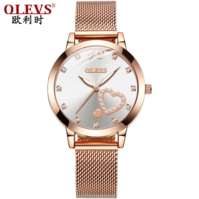 

Olevs ROSE Gold Fashion Leisure Students' Quartz Watch