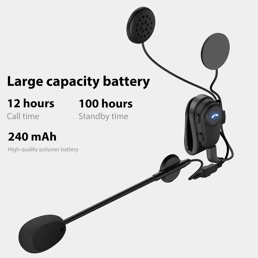 Bluetooth шлем анти-помехи интерком для мотоциклетного шлема езда Hands Free наушники мотоцикл bluetooth домофоны