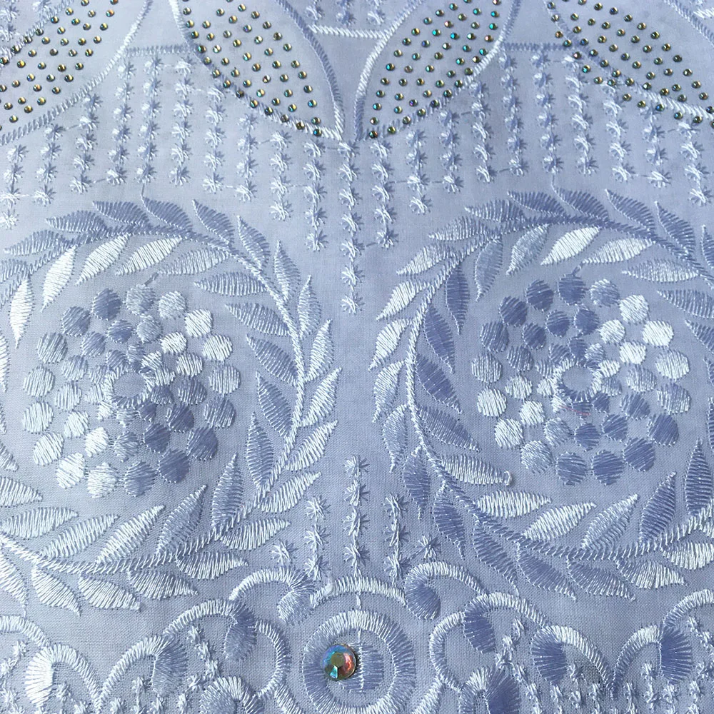 White lace fabric