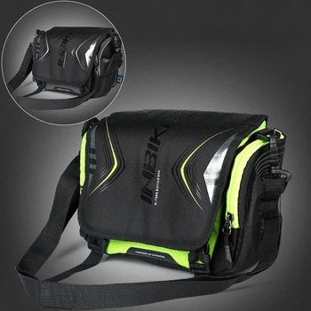 

INBIKE Waterproof Bike Bag Large Capacity Handlebar Front Tube Bag Bicycle Pack Optional Color Storage Bag