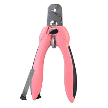 

Dog Nail Clippers And Trimmer-with Safety Guard To Avoid Over-Cutting Nails & Nail File-Razor Sharp Blades Non Slip Handle