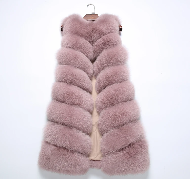 ZDFURS* натуральный Лисий мех жилет натуральный мех пальто куртка женские пальто жилет длинные меховые пальто натуральный мех пальто лисий жилет