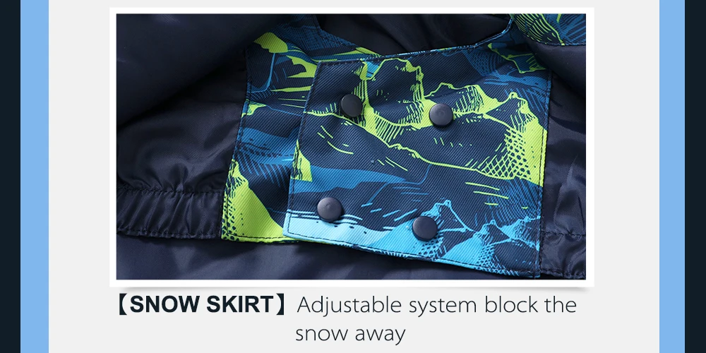 boys ski puffer jacket