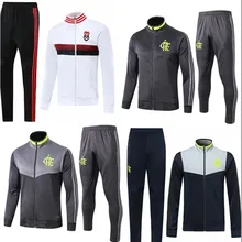 19 20 новая тренировочная куртка пальто фламандские футбольные майки E. RIBEIRO EDERSON DIEGO VINICIUS JR Фламенго комплект футбольной куртки Джерси