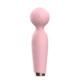 Female AV massage stick rechargeable Clitoral stimulator cute microphone appearance mini vibrator magic wand vibrators for women 2