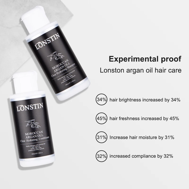 100ML Professional Hair Care Natural Shampoo And Conditioner Free Sulfate Moroccan Argan Oil Hair Treatment Smoothing and Shine 100ML Professional Hair Care Natural Shampoo And Conditioner Free Sulfate Moroccan Argan Oil Hair Treatment Smoothing and Shine