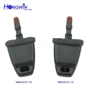 

Front Right&Left Car Headlight Washer Spray Nozzle Jet Cover Cap For HHonda CRV 2005 2006 76880-SCA-S11 76885-SCA-S11