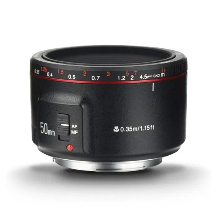 Yongnuo yn50mm f1.8 ii lente principal padrão grande abertura lente da câmera de foco automático para canon eos 70d 5d2 5d3 600d dslr câmera