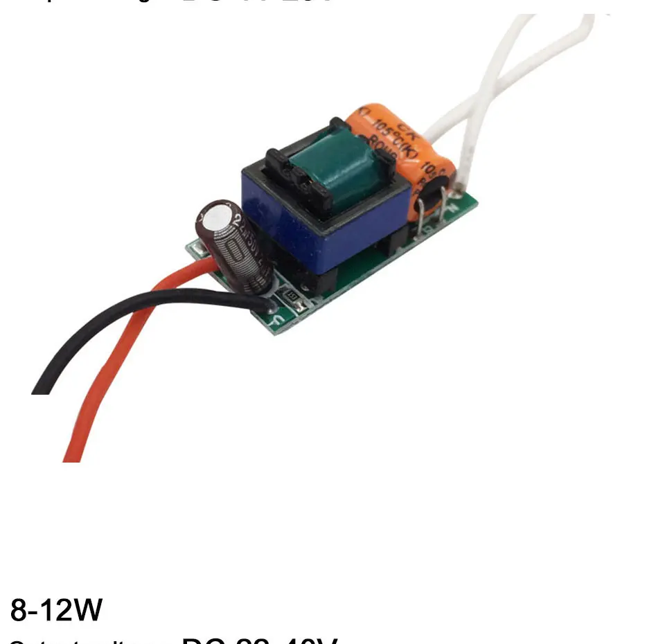 3W 5W 10W 15W 20W 25W 30W 35 Вт с драйвером постоянного тока для светодиода 100V 220V преобразователь переменного тока в постоянный Питание трансформатор доска 50/60hz