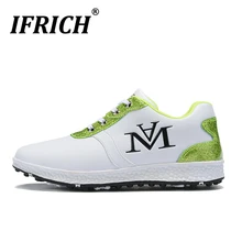 Популярная обувь для гольфа; женская Нескользящая кожаная спортивная обувь; светильник; женская обувь для гольфа; большая Замена; резиновая подошва; кроссовки для гольфа
