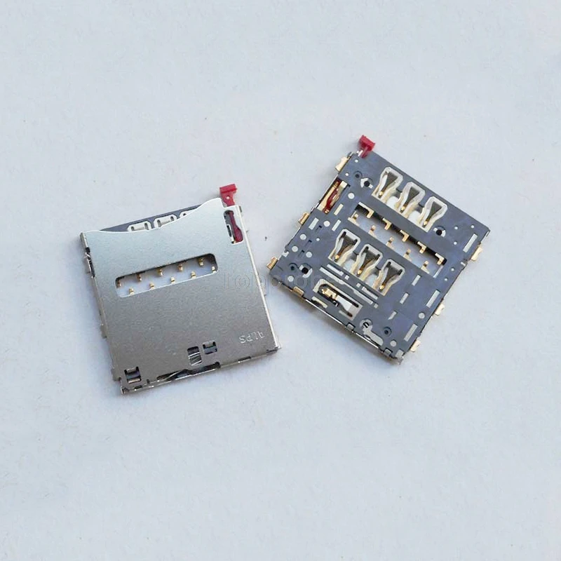 Genuino Vassoio Della Scheda Di Memoria Di Tf Per Trasporto Libero Di Sony Xperia Z Z1 Z2 Z3 Compatto Slot Per Schede Di Memoria Sd Per Sony Z Z1 Mini