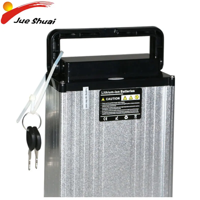 Clearance 48v36v Rear Rack Battery With Charger Lithium Battery For Electric Bike Conversion Kit Parts Ebike Battery Case Free Shipping 3