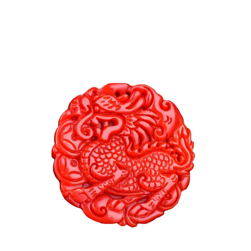 Китайский кулон из красного нефрита и кирина ожерелье с драконом ювелирные