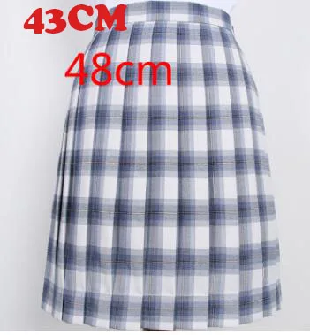 skirt 28 цветов, японская школьная юбка JK, Студенческая клетчатая юбка с высокой талией, японская плиссированная юбка для школьной формы, юбка в клетку - Цвет: skirt