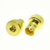 BNC To SMA Connector Antenna BNC Female to SMA Male Plug Gold Plated Q9 Straight Coaxial RF Adapters for Vertex Icom Kenwood ► Photo 2/6