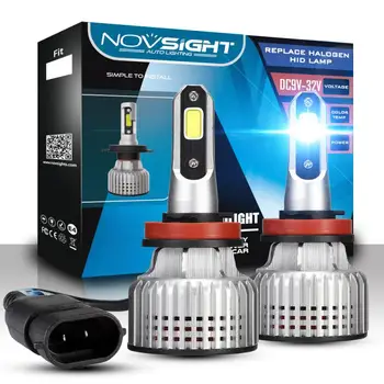 

2pcs 9005 9006 9007 H1 H3 H4 H7 H11 H13 72W 10000LM Car LED Headlight Bulbs Kit 6500k Waterproof Headlight 360 Degree