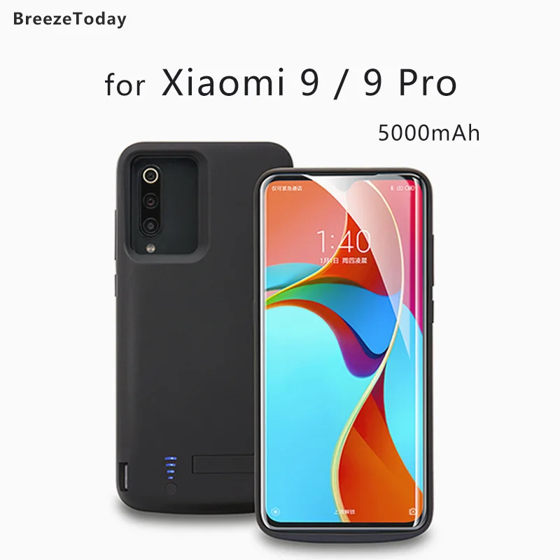 Чехол для зарядки чехол аккумулятора Xiaomi Mi Xiomi 9 Pro портативного зарядного