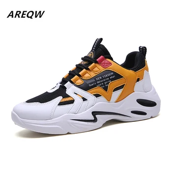 

2019 Great Quality Fashion Men Sneakers Platform Vintage Men Sport Sneaker Platform Breathable Casual Shoes