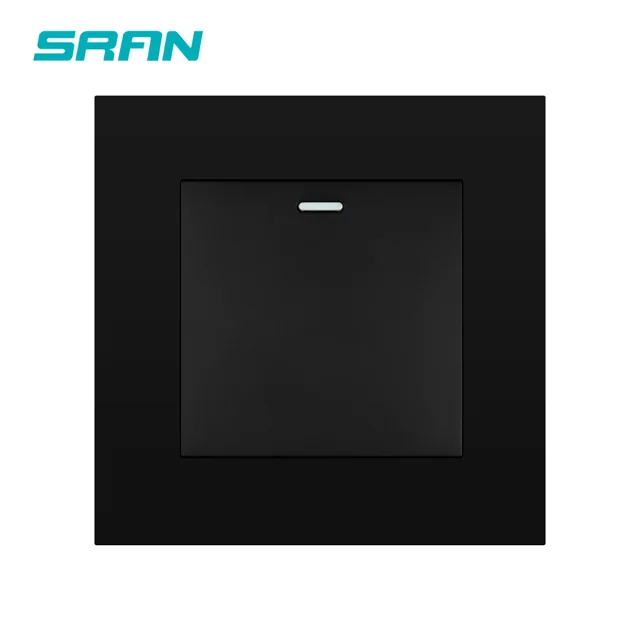SRAN UK Light switch,1gang 1/2way 16A 250V pc flame retardant material