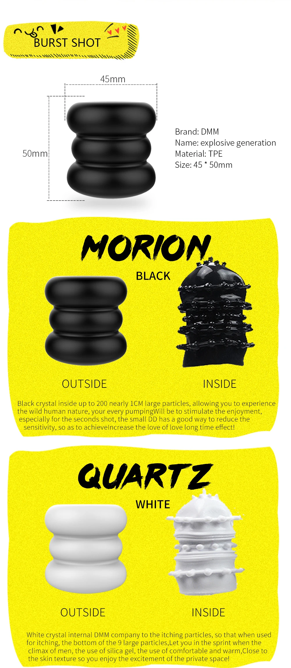 New Arrival Male Delay Training Masturbator Cup Men Masturbation Cup Sexy Toy For Men Pussy Penis Trainer Ring Adult Sex Product (6)