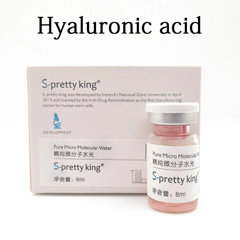 

New 8 ml Pure Micro Molecular water hyaluronic acid for face lips beauty for atomizer Lip injection pen hyaluron gun