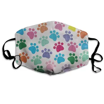

ZHOUSUN Dustproof Funny Dog Paw Print Mouth Cover Mask Protective Warm Windproof Mask