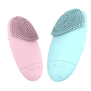 

Deep Clean And Gentle Electric Silicone Cleansing Instrument Skin-friendly Material Facial Cleansing Brush-
