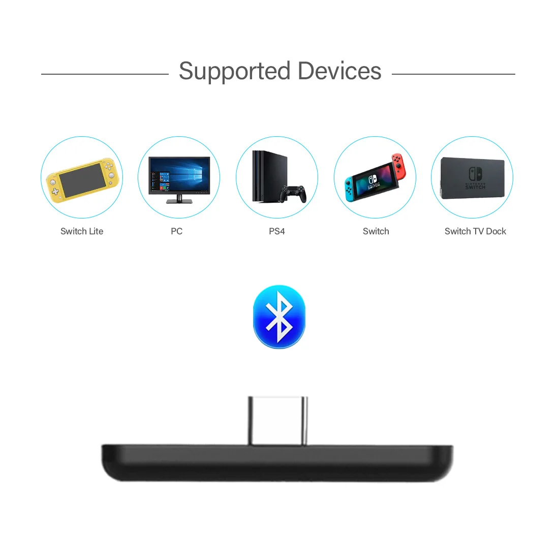 GuliKit NS07 Route Air Wireless Bluetooth Adapter Audio USB-C