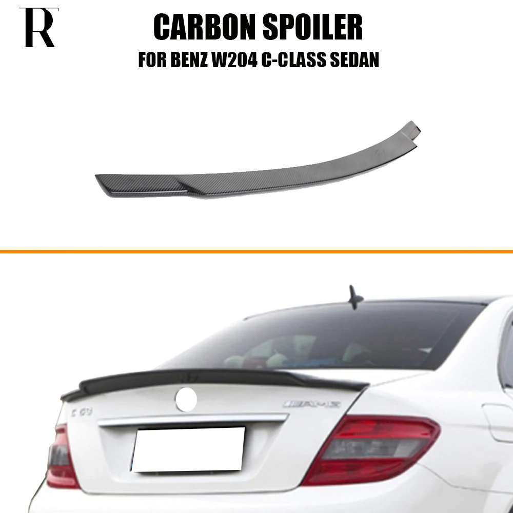 

C74 Style Carbon Fiber Rear Wing Spoiler for Ben W204 C180 C200 C250 C300 C350 C63 AMG 4 Door Sedan Only 2007 - 2013